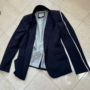 Navy Single Button Blazer